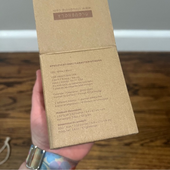 Marble LED Cube Clock - Picture 3 of 5